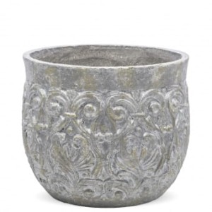 Ceramincza osłonka w odcieniach szarości , przecierana 127170