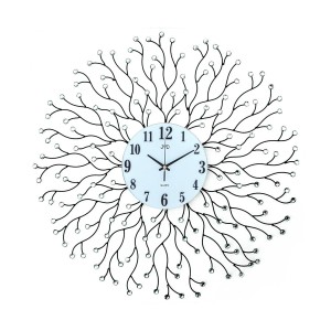 Zegar ścienny z kryształkami JVD HJ73